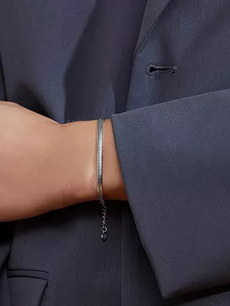 EDBLAD | Halskette HERRINGBONE BRACELET Steel | 